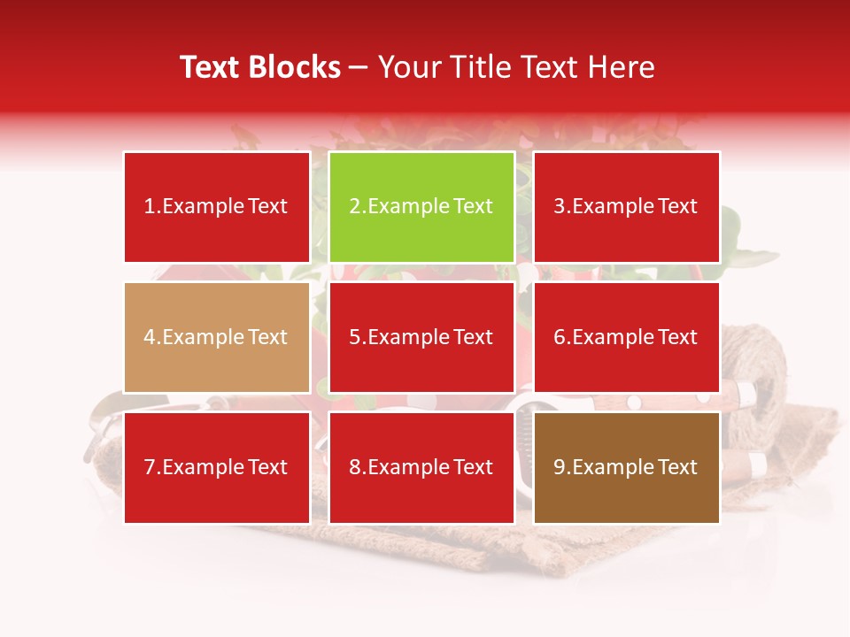 Skein Leaf Spring PowerPoint Template