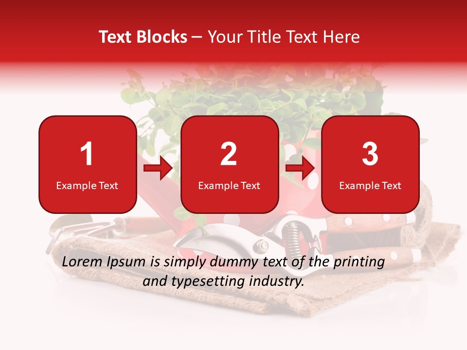 Skein Leaf Spring PowerPoint Template