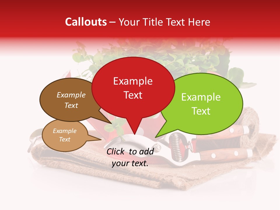 Skein Leaf Spring PowerPoint Template