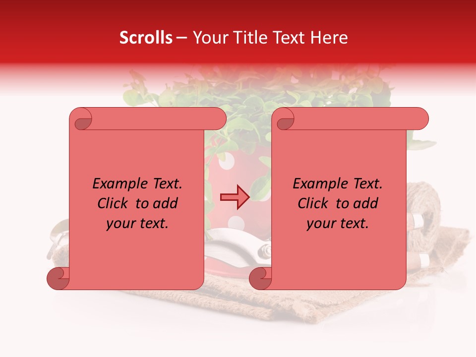 Skein Leaf Spring PowerPoint Template