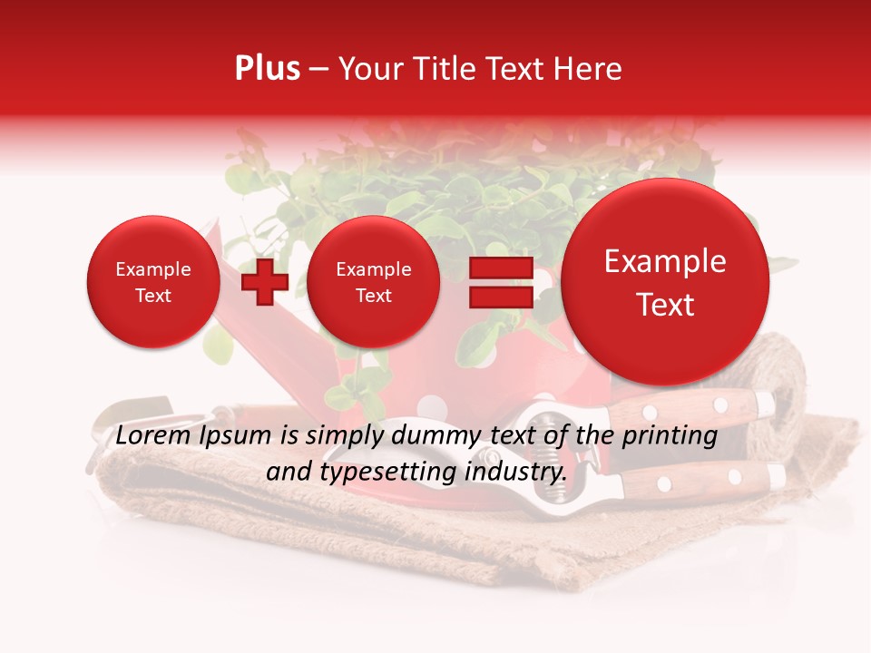 Skein Leaf Spring PowerPoint Template