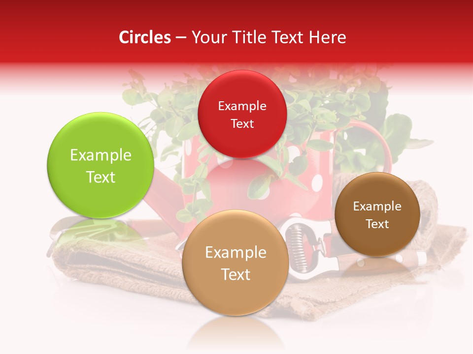 Skein Leaf Spring PowerPoint Template