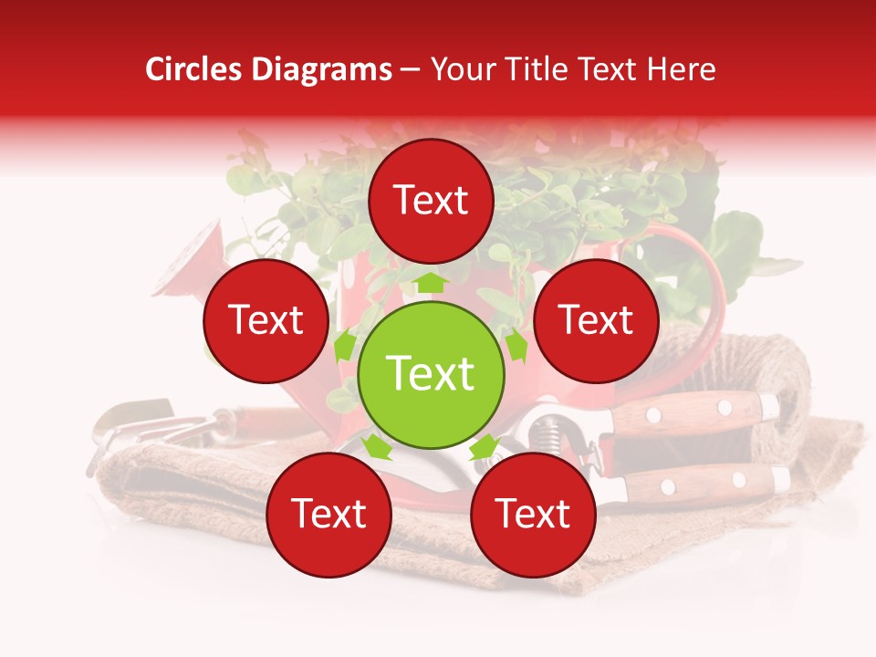 Skein Leaf Spring PowerPoint Template