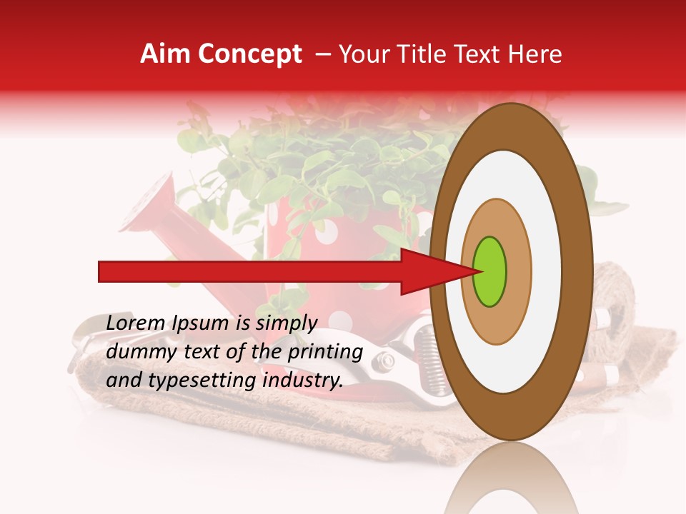 Skein Leaf Spring PowerPoint Template