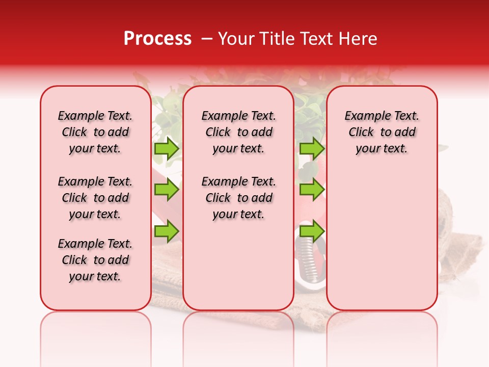 Skein Leaf Spring PowerPoint Template