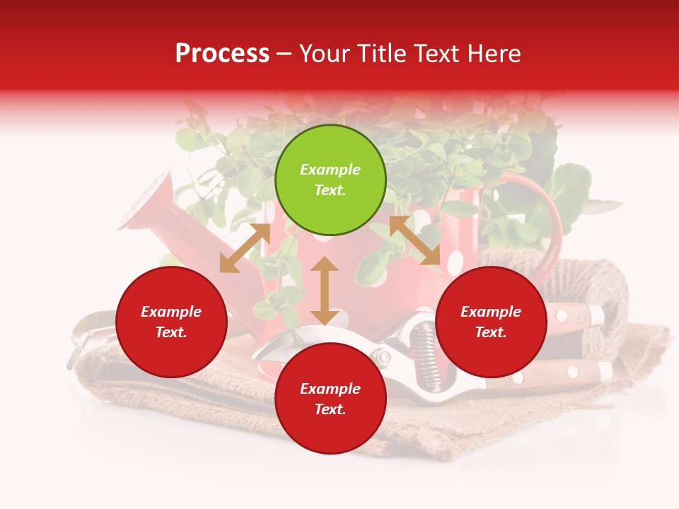 Skein Leaf Spring PowerPoint Template