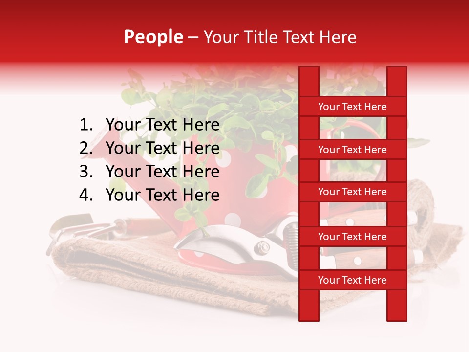 Skein Leaf Spring PowerPoint Template