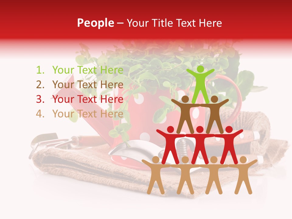 Skein Leaf Spring PowerPoint Template