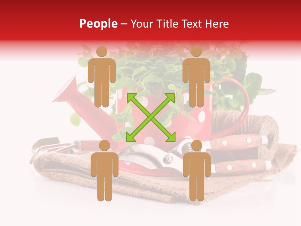 Skein Leaf Spring PowerPoint Template