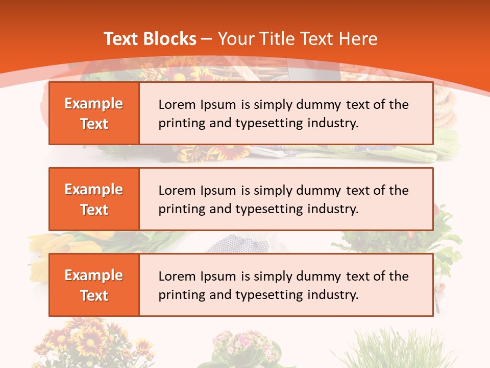 Grass White Leaf PowerPoint Template