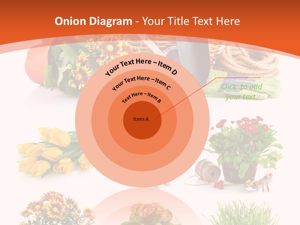 Grass White Leaf PowerPoint Template