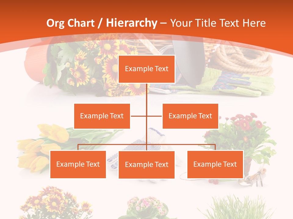 Grass White Leaf PowerPoint Template