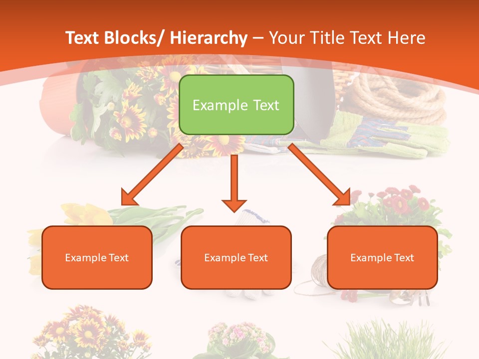 Grass White Leaf PowerPoint Template