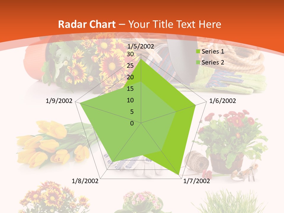 Grass White Leaf PowerPoint Template