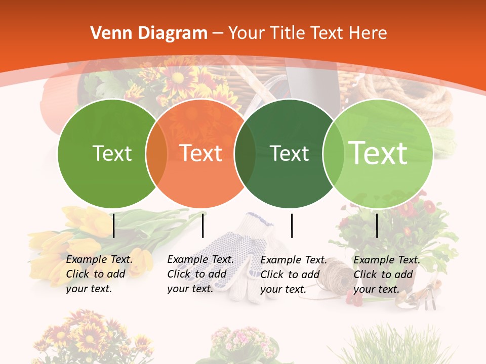 Grass White Leaf PowerPoint Template