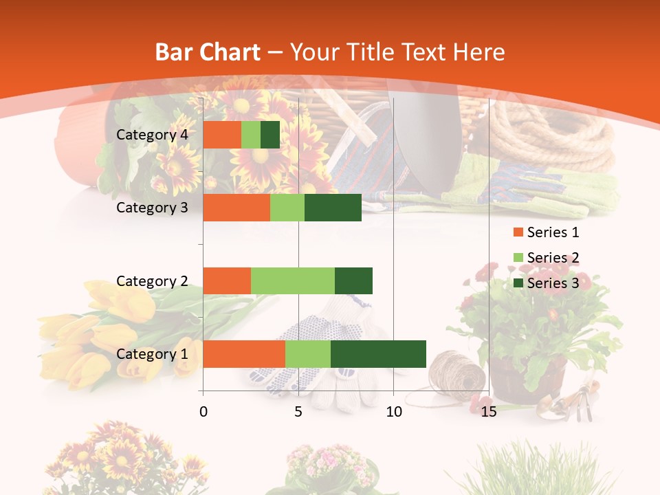 Grass White Leaf PowerPoint Template