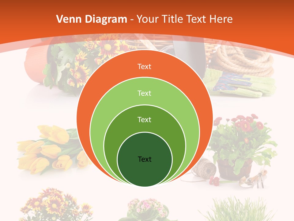 Grass White Leaf PowerPoint Template