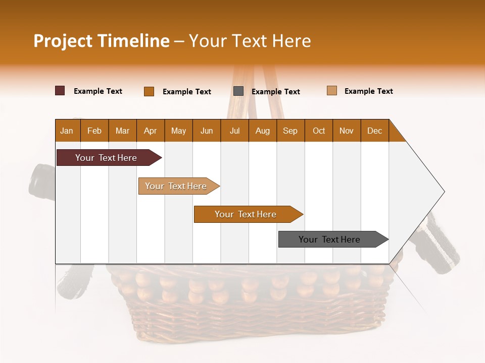Winemaking Bottle Picnic PowerPoint Template