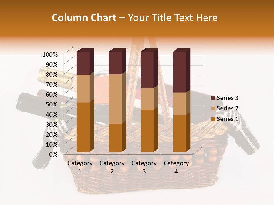 Winemaking Bottle Picnic PowerPoint Template