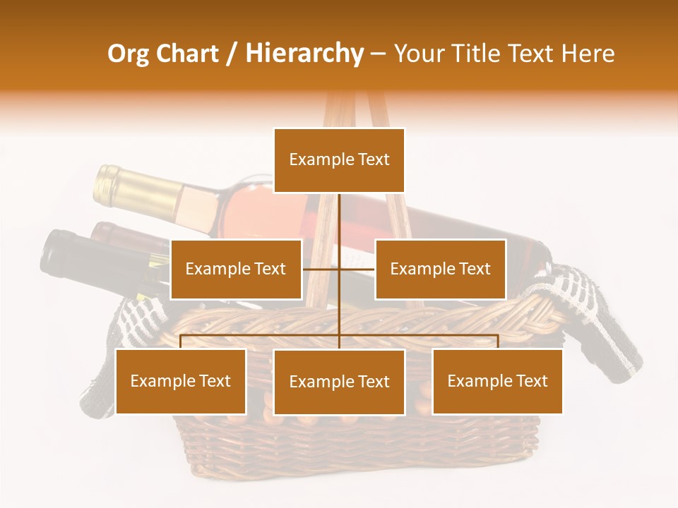 Winemaking Bottle Picnic PowerPoint Template