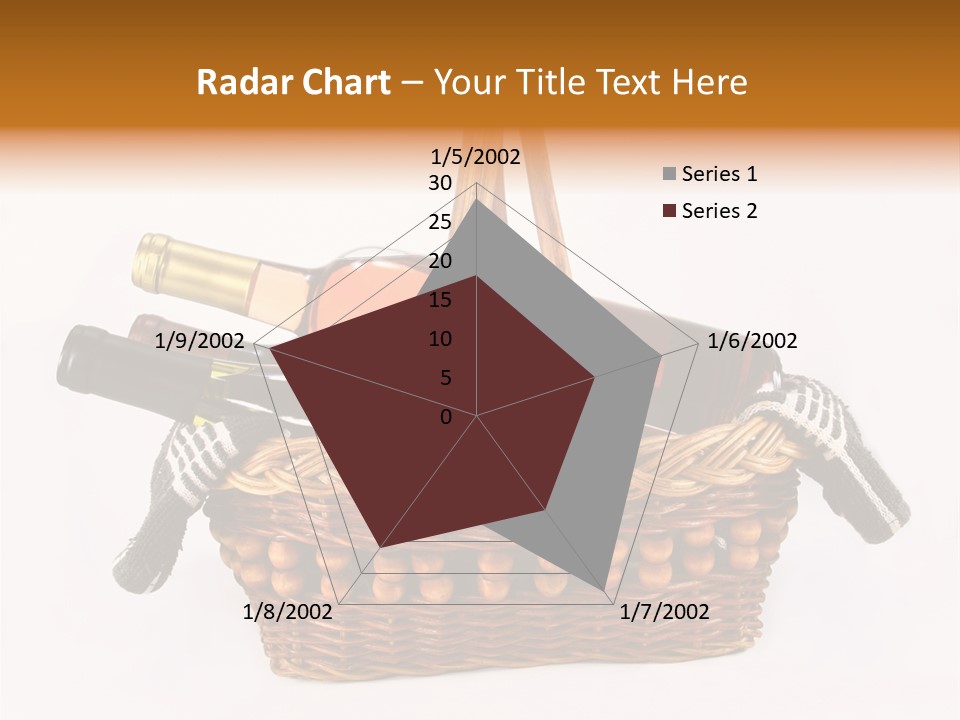 Winemaking Bottle Picnic PowerPoint Template