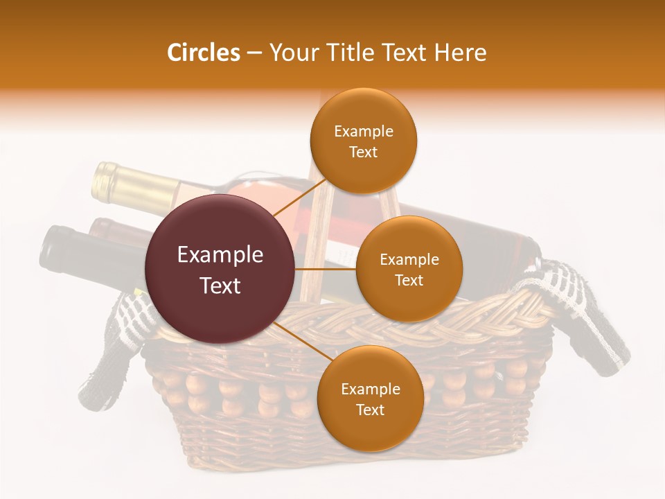 Winemaking Bottle Picnic PowerPoint Template