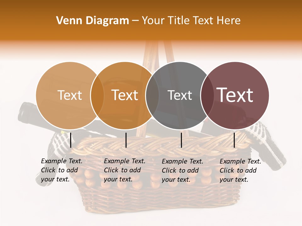 Winemaking Bottle Picnic PowerPoint Template