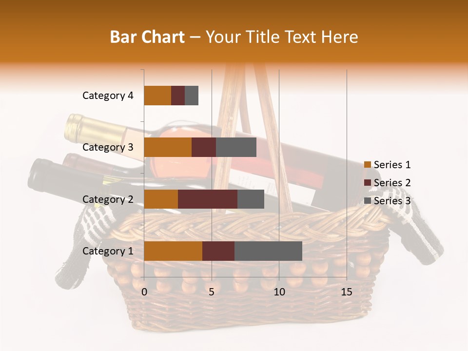 Winemaking Bottle Picnic PowerPoint Template