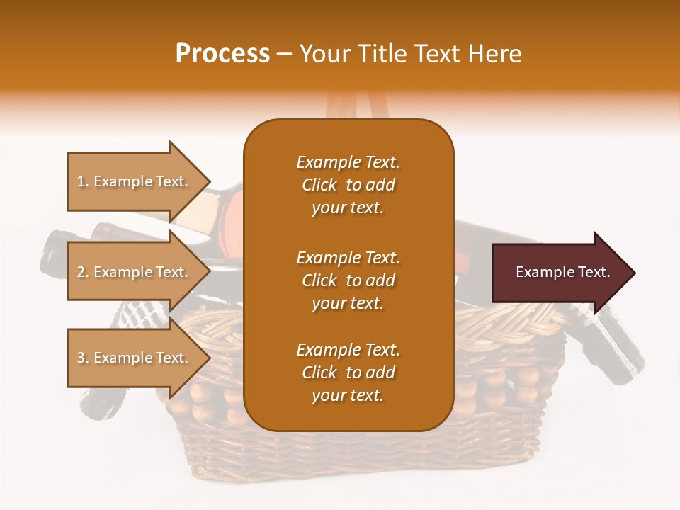 Winemaking Bottle Picnic PowerPoint Template