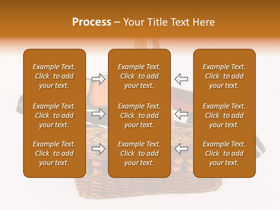 Winemaking Bottle Picnic PowerPoint Template