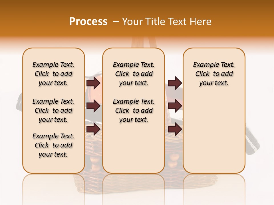 Winemaking Bottle Picnic PowerPoint Template