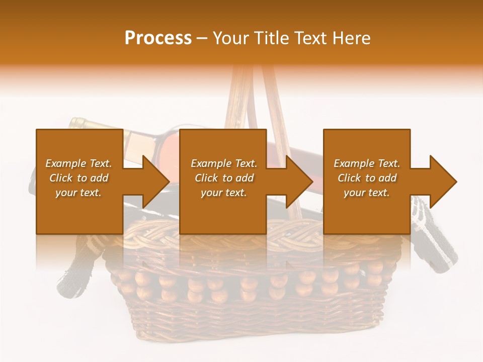 Winemaking Bottle Picnic PowerPoint Template