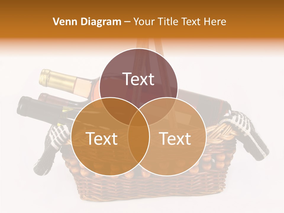 Winemaking Bottle Picnic PowerPoint Template