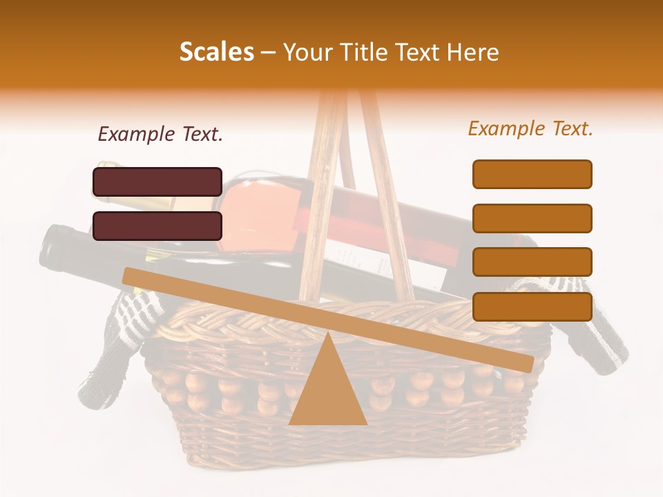 Winemaking Bottle Picnic PowerPoint Template