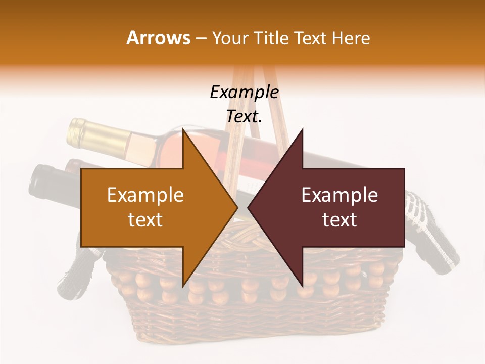 Winemaking Bottle Picnic PowerPoint Template