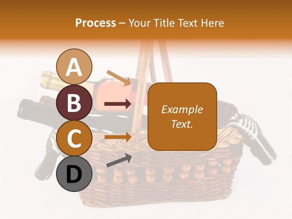 Winemaking Bottle Picnic PowerPoint Template