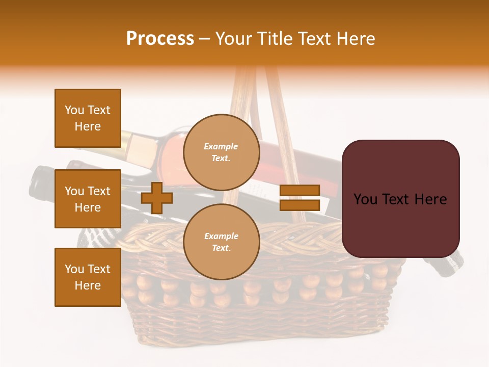 Winemaking Bottle Picnic PowerPoint Template