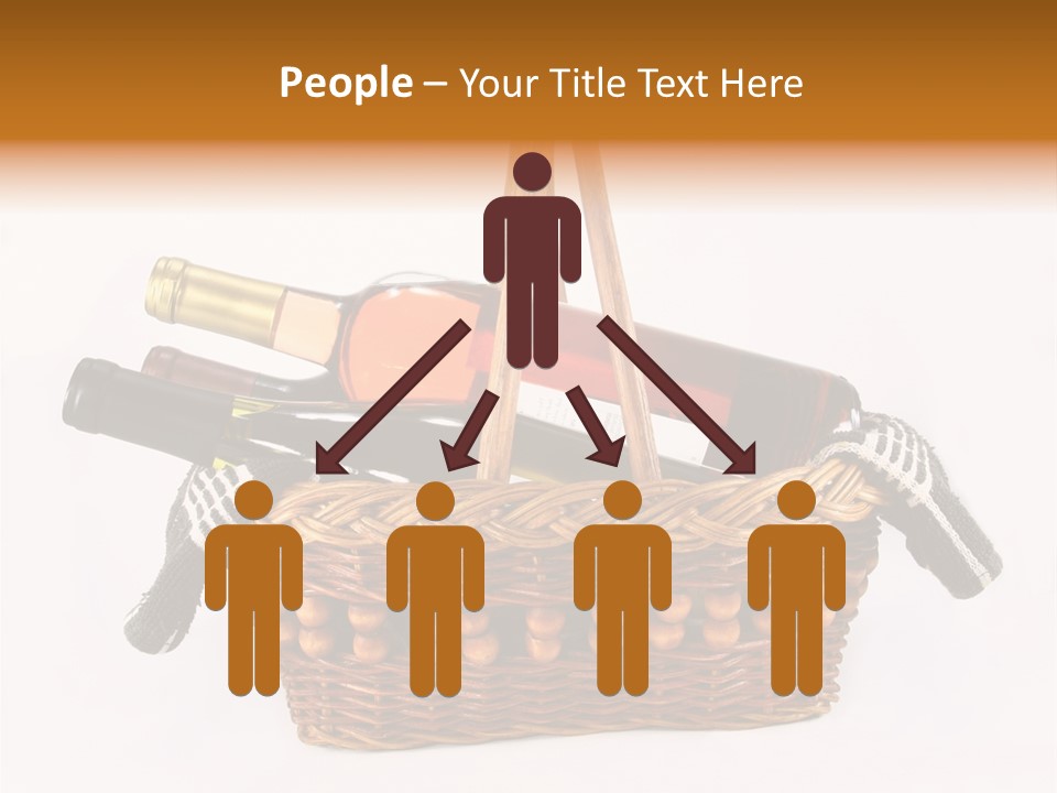 Winemaking Bottle Picnic PowerPoint Template