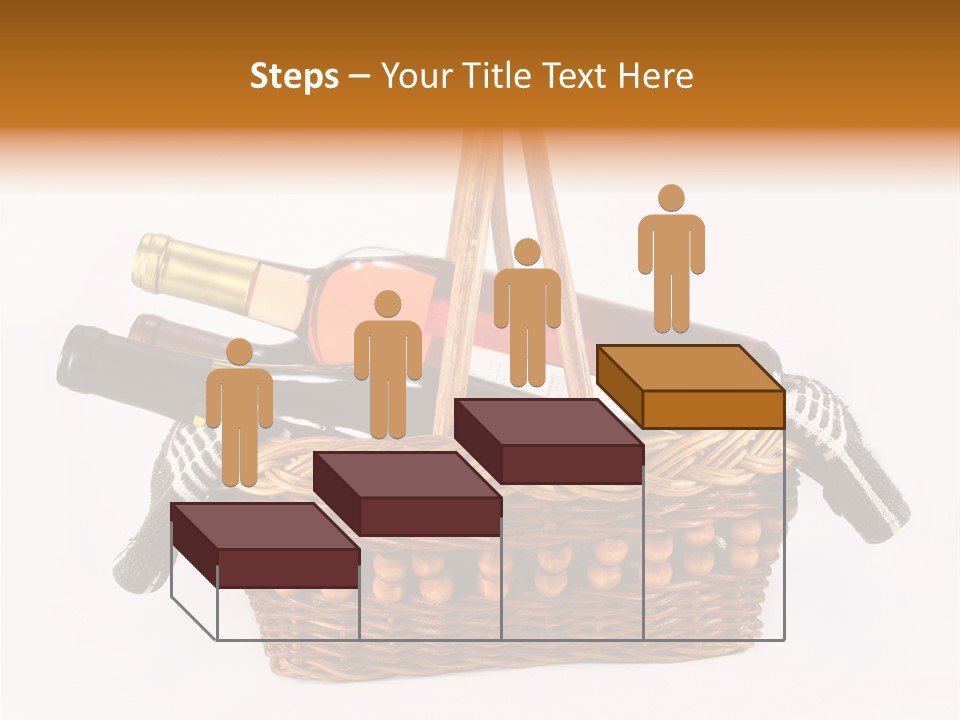 Winemaking Bottle Picnic PowerPoint Template