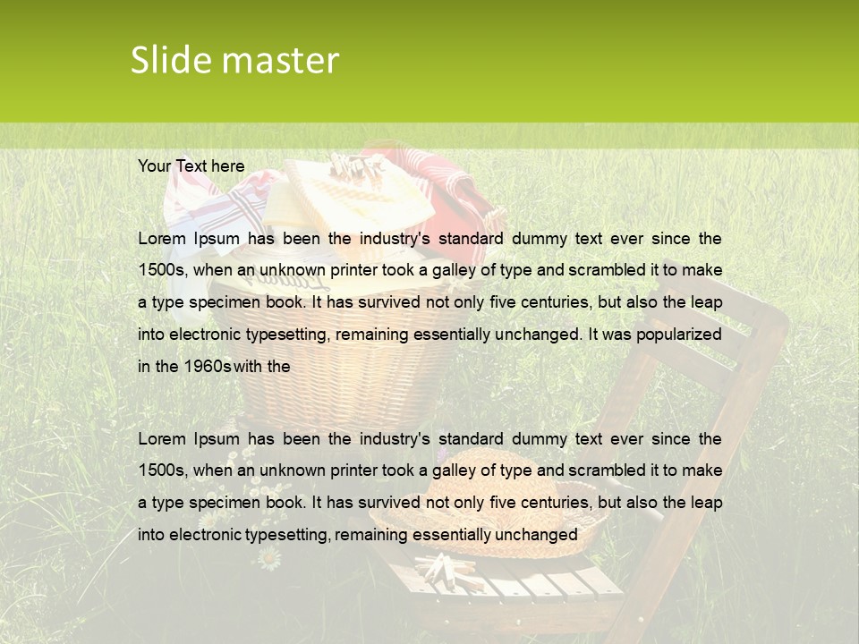 Drying Basket Clean Clip Clothes Clothesline Clothespin Clothing Line PowerPoint Template