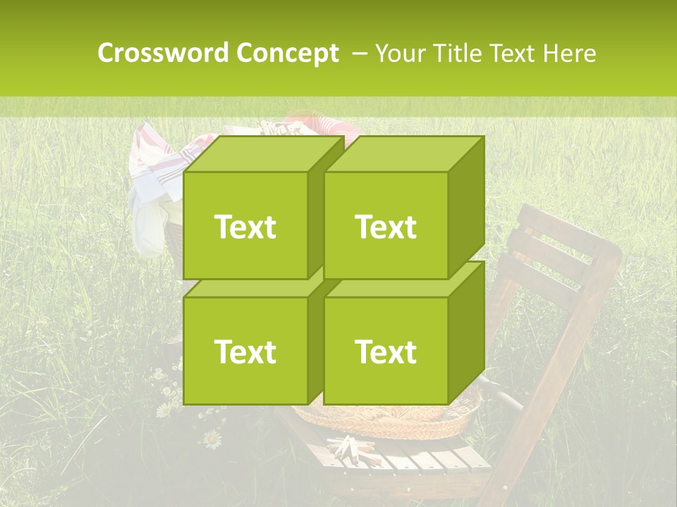 Drying Basket Clean Clip Clothes Clothesline Clothespin Clothing Line PowerPoint Template