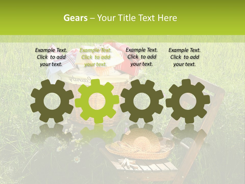 Drying Basket Clean Clip Clothes Clothesline Clothespin Clothing Line PowerPoint Template