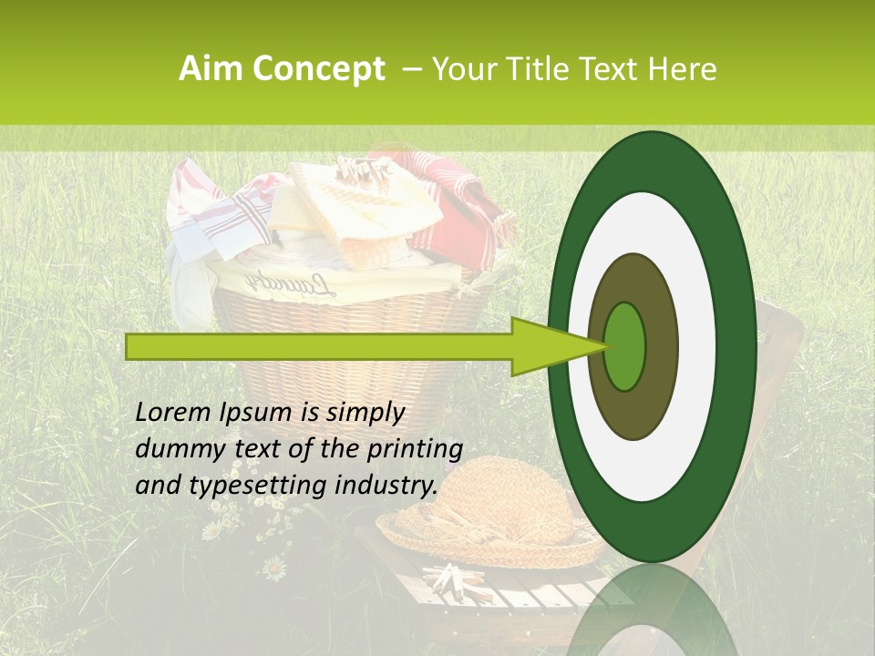 Drying Basket Clean Clip Clothes Clothesline Clothespin Clothing Line PowerPoint Template