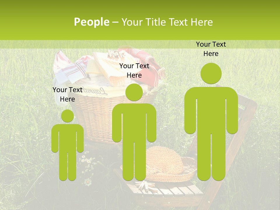 Drying Basket Clean Clip Clothes Clothesline Clothespin Clothing Line PowerPoint Template