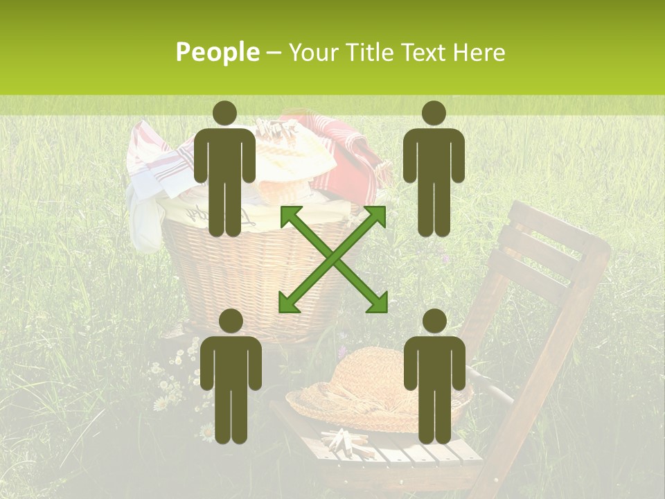 Drying Basket Clean Clip Clothes Clothesline Clothespin Clothing Line PowerPoint Template