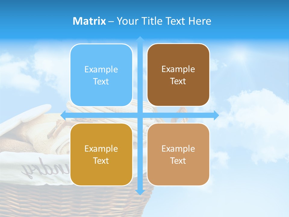 Housework Press Towel PowerPoint Template