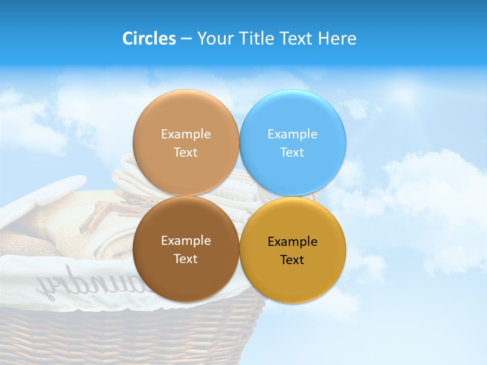 Housework Press Towel PowerPoint Template