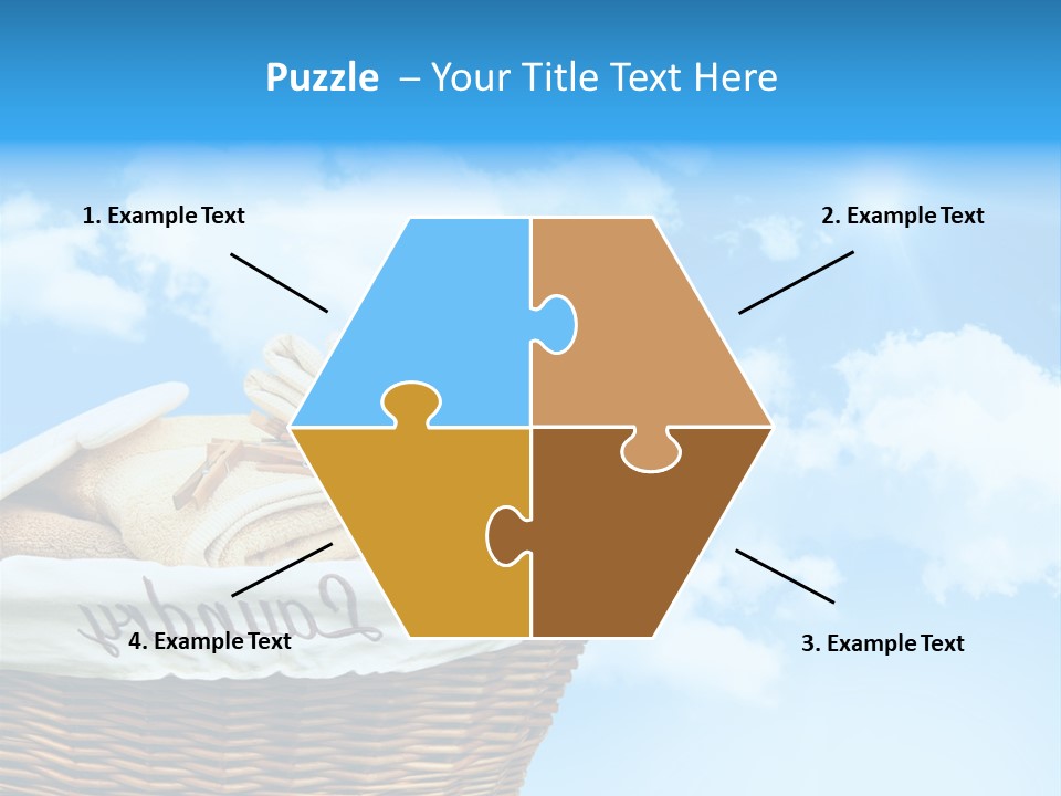 Housework Press Towel PowerPoint Template