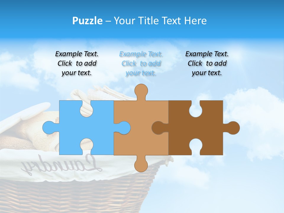 Housework Press Towel PowerPoint Template