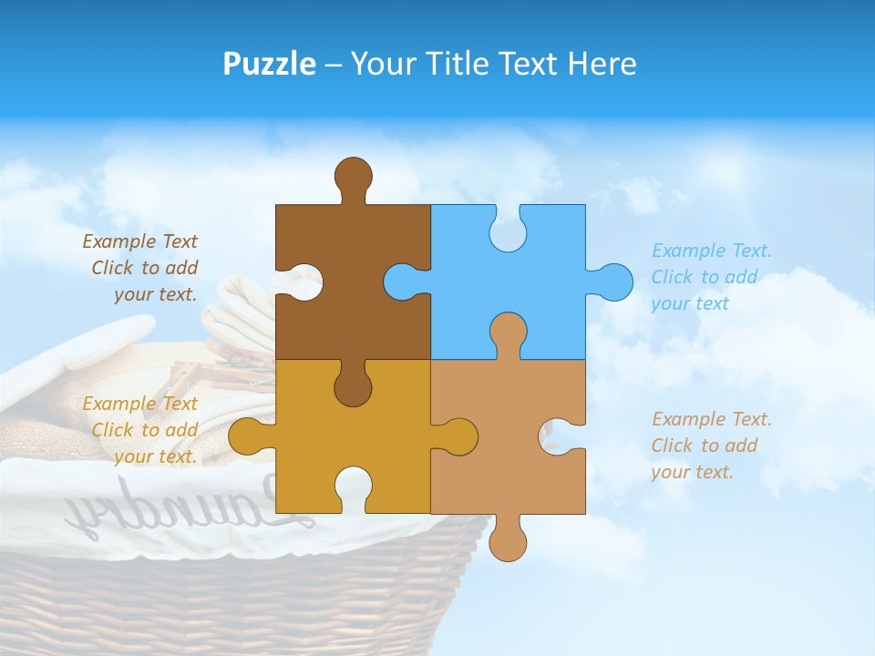 Housework Press Towel PowerPoint Template